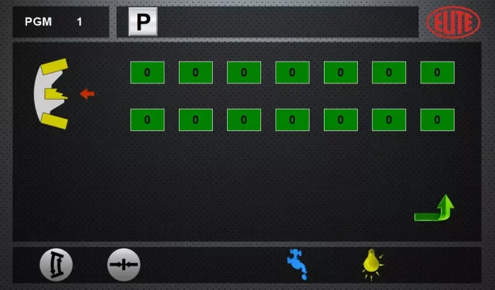 Touchscreen für schnelle und einfache Programmierung ELITE Modell AVG 850